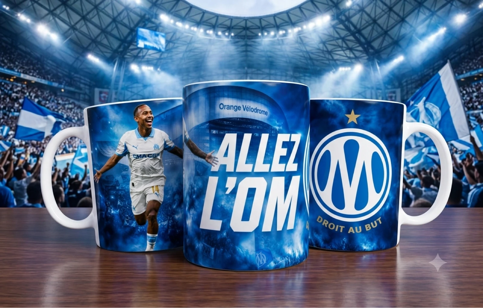 Tasse Olympique de Marseille avec paixao